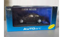 BMW 3 Series Coupe Black, масштабная модель, Autoart, 1:43, 1/43