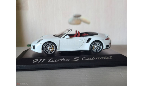 Porsche 911 Carrera Turbo S Cabriolet, масштабная модель, Minichamps, 1:43, 1/43