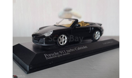 Porsche 911 Turbo Cabriolet, масштабная модель, Minichamps, 1:43, 1/43