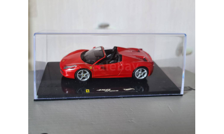 Ferrari 458 Spyder, масштабная модель, Hot Wheels Elite, 1:43, 1/43