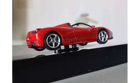 Ferrari 458 Spyder, масштабная модель, Hot Wheels Elite, 1:43, 1/43