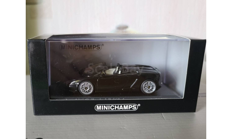 Lamborghini Gallardo 560-4 Spyder Black, масштабная модель, Minichamps, 1:43, 1/43