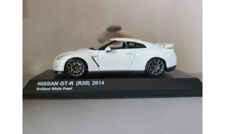 Nissan GT-R (R35) 2014, масштабная модель, Kyosho, 1:43, 1/43