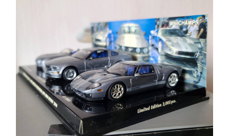 Ford Mustang, GT, Shelby Cobra THE FORD POWER TRILOGY, масштабная модель, Minichamps, 1:43, 1/43