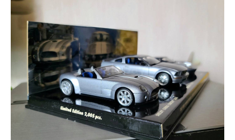 Ford Mustang, GT, Shelby Cobra THE FORD POWER TRILOGY, масштабная модель, Minichamps, 1:43, 1/43