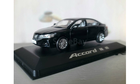 Honda Accord 9 Generation Black, масштабная модель, China Hand-made Exclusive, 1:43, 1/43