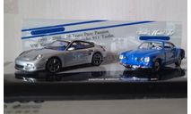 Porsche 911 Carrera Turbo Coupe 2010 / VW Karmann Ghia Coupe 1955 Limited Edition, масштабная модель, Minichamps, 1:43, 1/43
