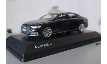 Audi A8 L 2018 Black, масштабная модель, I-Scale, 1:43, 1/43