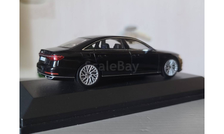 Audi A8 L 2018 Black, масштабная модель, I-Scale, 1:43, 1/43