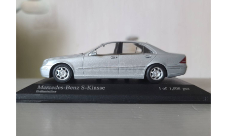 Mercedes Benz S Classe, масштабная модель, Mercedes-Benz, Minichamps, 1:43, 1/43