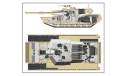 Rye Field Model Abrams M1A1/A2, сборные модели бронетехники, танков, бтт, scale35