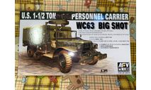 Dodge 1-1.1/2 Ton Cariet WC63 Big Shot, сборная модель автомобиля, AFV Club, scale35