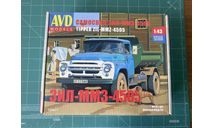 ЗИЛ-ММЗ-4505 Самосвал, сборная модель автомобиля, AVD Models, scale43