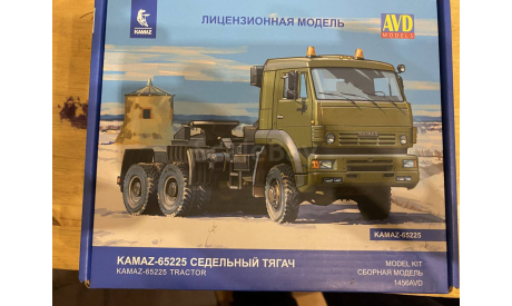 КамАЗ 65225 Седельный тягач, сборная модель автомобиля, AVD Models, scale43