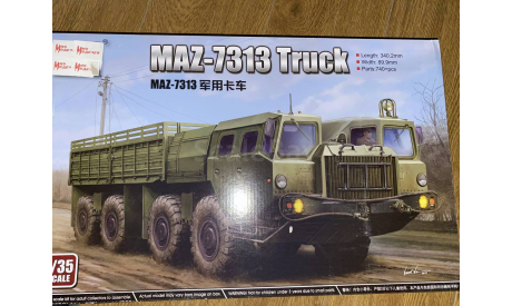 MAZ-7313 (МАЗ-7313), сборная модель автомобиля, Hobby Boss, scale35