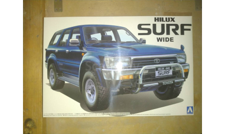 Aoshima Toyota Hilux Surf Wide 1991, сборная модель автомобиля, scale24