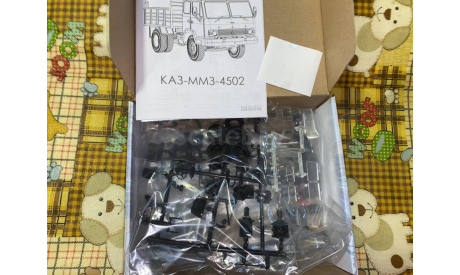 Самосвал КАЗ-ММЗ-4502, сборная модель автомобиля, AVD Models, 1:43, 1/43