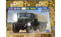 KRaZ-6322 Soldier (Краз-6322), сборная модель автомобиля, Hobby Boss, scale35