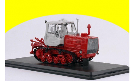 Трактор Т-150 гусеничный (красный/белый) SSM8010, масштабная модель трактора, 1:43, 1/43, Start Scale Models (SSM), ХТЗ