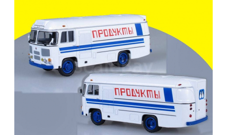 ПАЗ-3742 рефрижератор ’Продукты’ СОВА 900078230009, масштабная модель, 1:43, 1/43, Советский Автобус