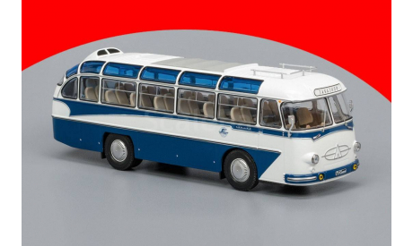ЛАЗ-697Е Турист (бело-синий, эмблема Интурист) Classicbus 04009B Акция, масштабная модель, 1:43, 1/43