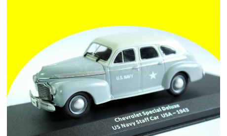 Chevrolet Special Deluxe - US Navy (1943) 1:43 танк, масштабная модель, scale43, Altaya