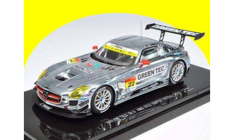 Ebbro 44932 Mercedes-Benz Green Tec SLS AMG GT3 Super GT300 2013 # 22, масштабная модель, 1:43, 1/43