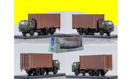 KAMAZ-53212 с 20-футовым контейнером SSM1281, масштабная модель, 1:43, 1/43, Start Scale Models (SSM), КАМАЗ