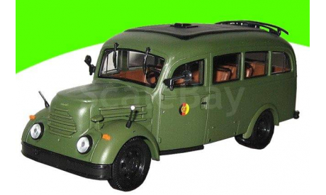 Kraftomnibus Robur Garant 30k VW-B18, хаки, масштабная модель, 1:43, 1/43, Atlas