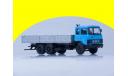 МАЗ-6303  бортовой (голубой/серый) /откидывающаяся кабина/, масштабная модель, 1:43, 1/43, Автоистория (АИСТ)