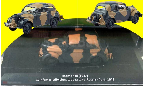 Opel Kadett K38, Ладожское Озеро, 1943, танк, масштабная модель, scale43, Altaya