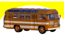 ПАЗ-672 Классикбус желтый с белыми полосами, масштабная модель, Classicbus, scale43