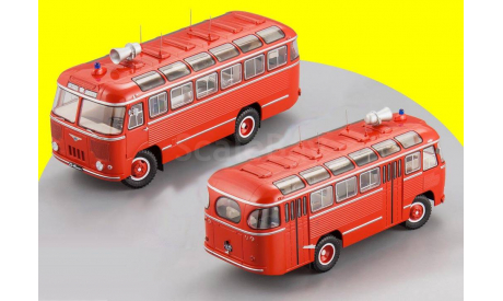 Павловский Автобус 652Б, Пожарная охрана Dip Models 165225, масштабная модель, 1:43, 1/43, ПАЗ