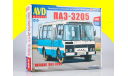 Сборная модель ПАЗ-3205 пригородный AVD Models KIT 4040AVD, сборная модель автомобиля, 1:43, 1/43