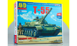 Сборная модель Средний танк Т-55 3018AVD