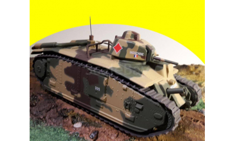 TANK CHAR B1 BIS FRANCEI 1/43 1:43 танк, масштабные модели бронетехники, scale43, IXO