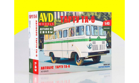 Сборная модель Автобус Тарту ТА-6 AVD Models KIT 4018AVD, сборные модели бронетехники, танков, бтт, scale43