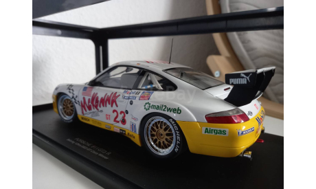 Porsche 911 GT3 R 1:18 Autoart, масштабная модель, scale18