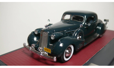 Cadillac 1938 Series 90 V16 Fleetwood Coupe 1937, масштабная модель, Matrix, scale43