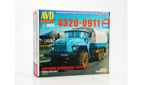 4320-0911 бортовой, сборная модель автомобиля, AVD Models, scale43