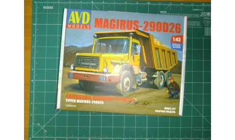 Самосвал Magirus 290D26, сборная модель автомобиля, AVD Models, scale43