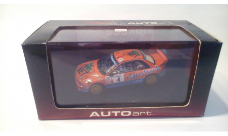Subaru Impreza WRX STI Rally German 2000 WRC (AUTOart) 1:43, масштабная модель, 1/43