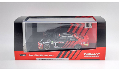 Honda Civic EG9 JTCC 1995 Advan Keiichi Tsuchiya #100 [Tarmac Works, IXO] 1/43, масштабная модель, IXO Rally (серии RAC, RAM), 1:43