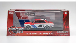 Datsun 510 1971 SCCA Trans-Am 2.5 Challenge Champion BRE #46 John Morton [Greenlight] 1/43