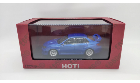 Subaru Impreza 2010 GVB WRX STi [EBBRO] 1/43, масштабная модель, 1:43