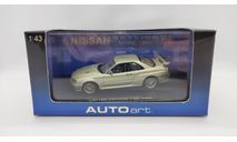 Nissan Skyline 2002 BNR34 GT-R V-spec II Nur [AUTOart] 1/43, масштабная модель, 1:43