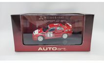 Mitsubishi Lancer 1999 CP9A Evolution VI WRC Rally New Zeland #1 T. Makinen [AUTOart] 1/43, масштабная модель, scale43