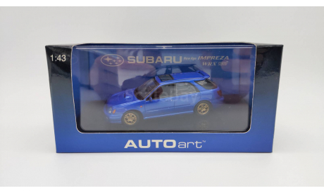 Subaru Impreza 2001 GGB WRX STi Wagon [AUTOart] 1/43, масштабная модель, scale43