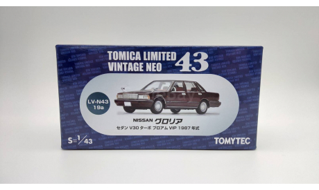 Nissan Gloria 1987 PAY31 Sedan Turbo Brougham VIP [TOMYTEC] 1/43, масштабная модель, scale43