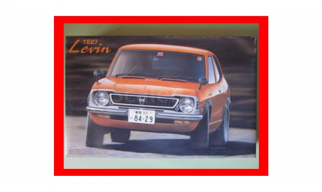 Toyota Levin TE27 сборная масштабная модель 1/24, сборная модель автомобиля, 1:24, Aoshima